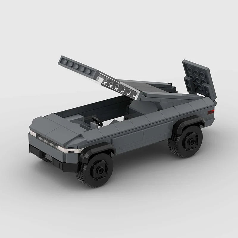 Tesla Cybertruck Racing Vehicle Brick Set