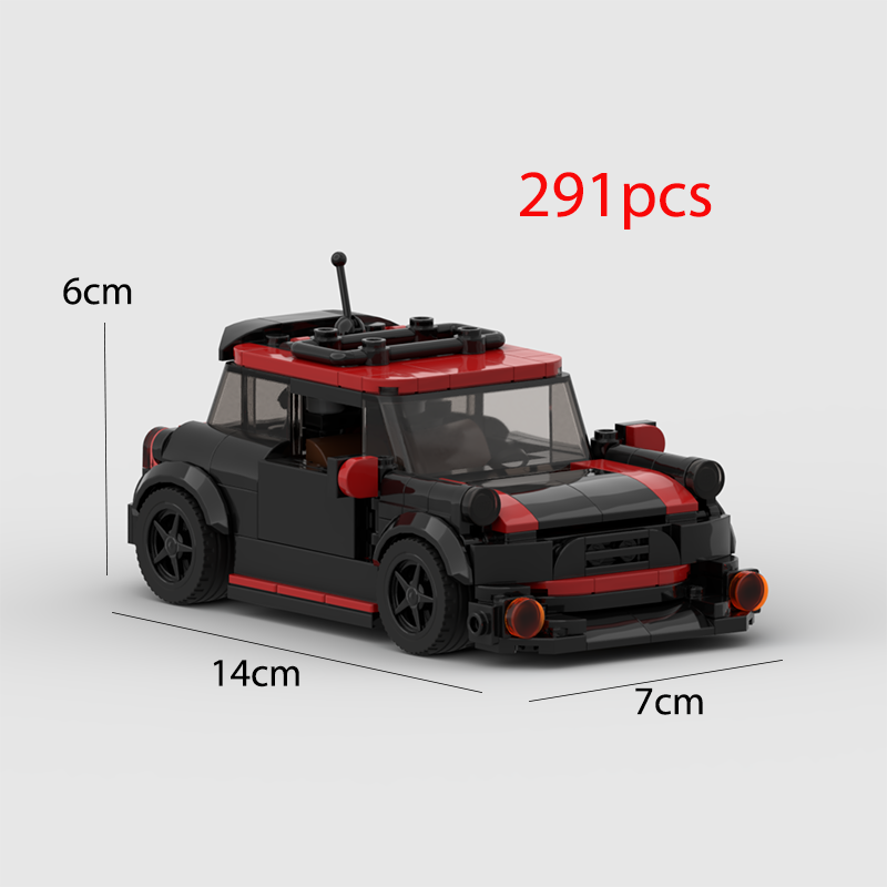Mini Cooper JCW Racing Vehicle Brick Set