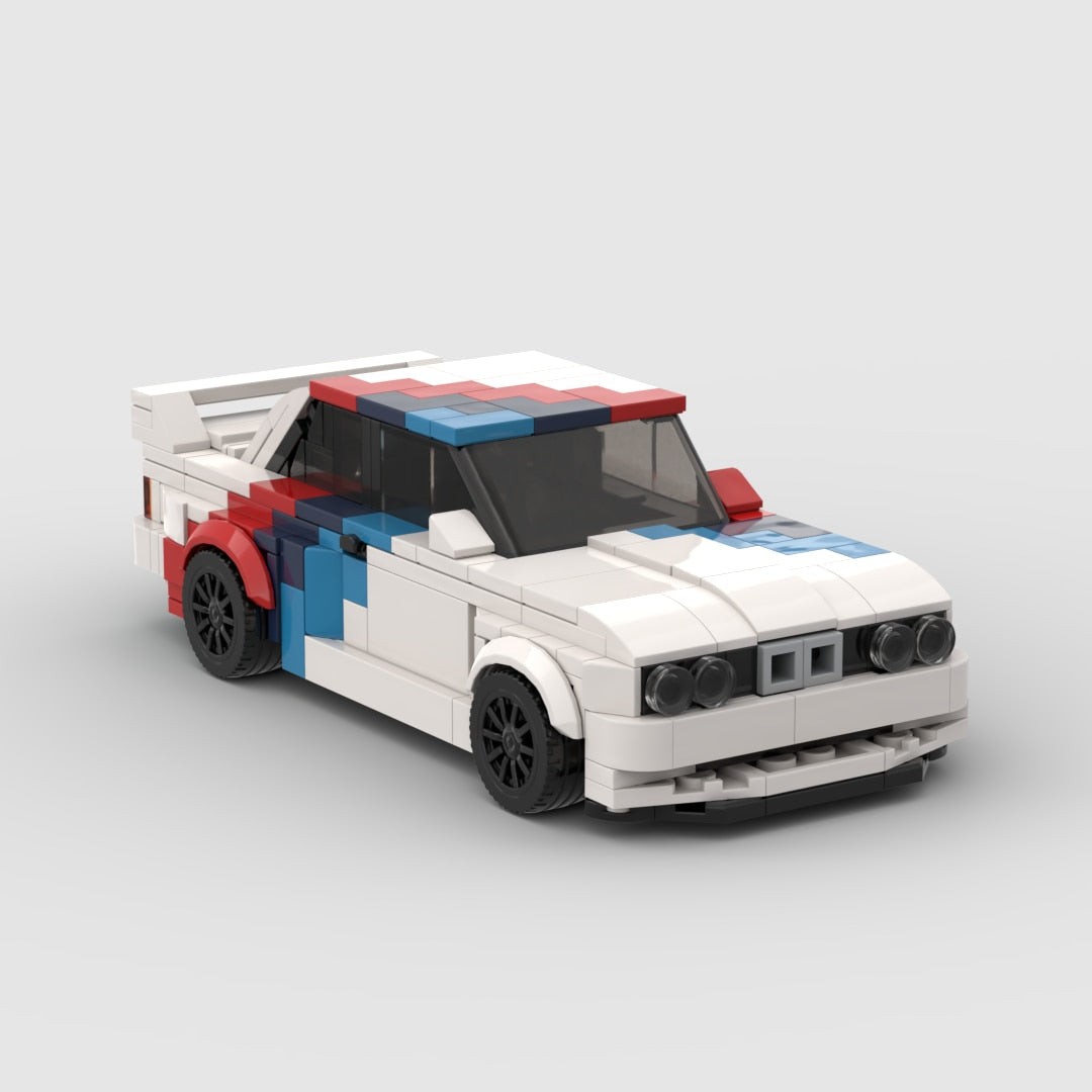 BMW M3 E30 Competition Racing Vehicle Brick Set