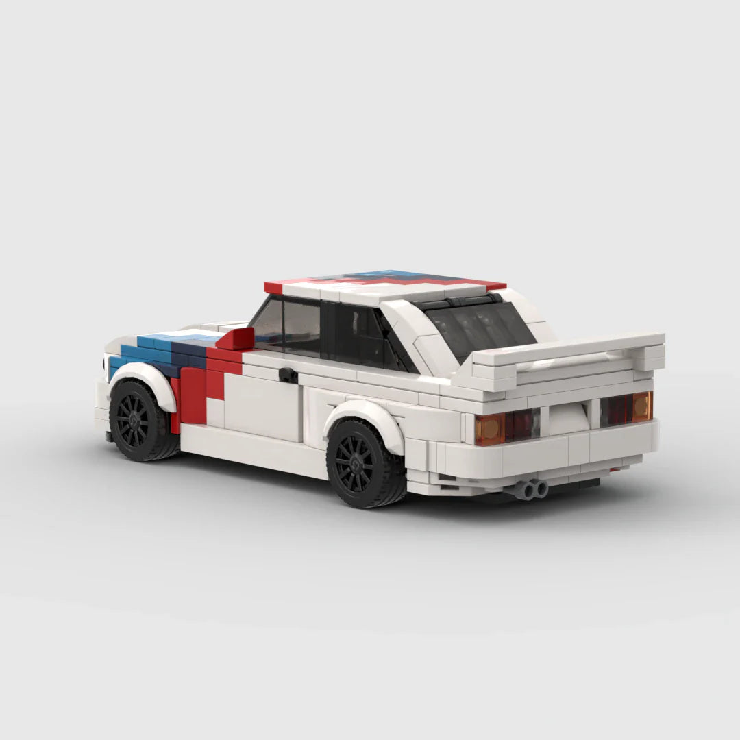 BMW M3 E30 Competition Racing Vehicle Brick Set