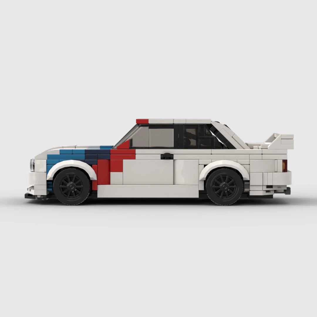 BMW M3 E30 Competition Racing Vehicle Brick Set