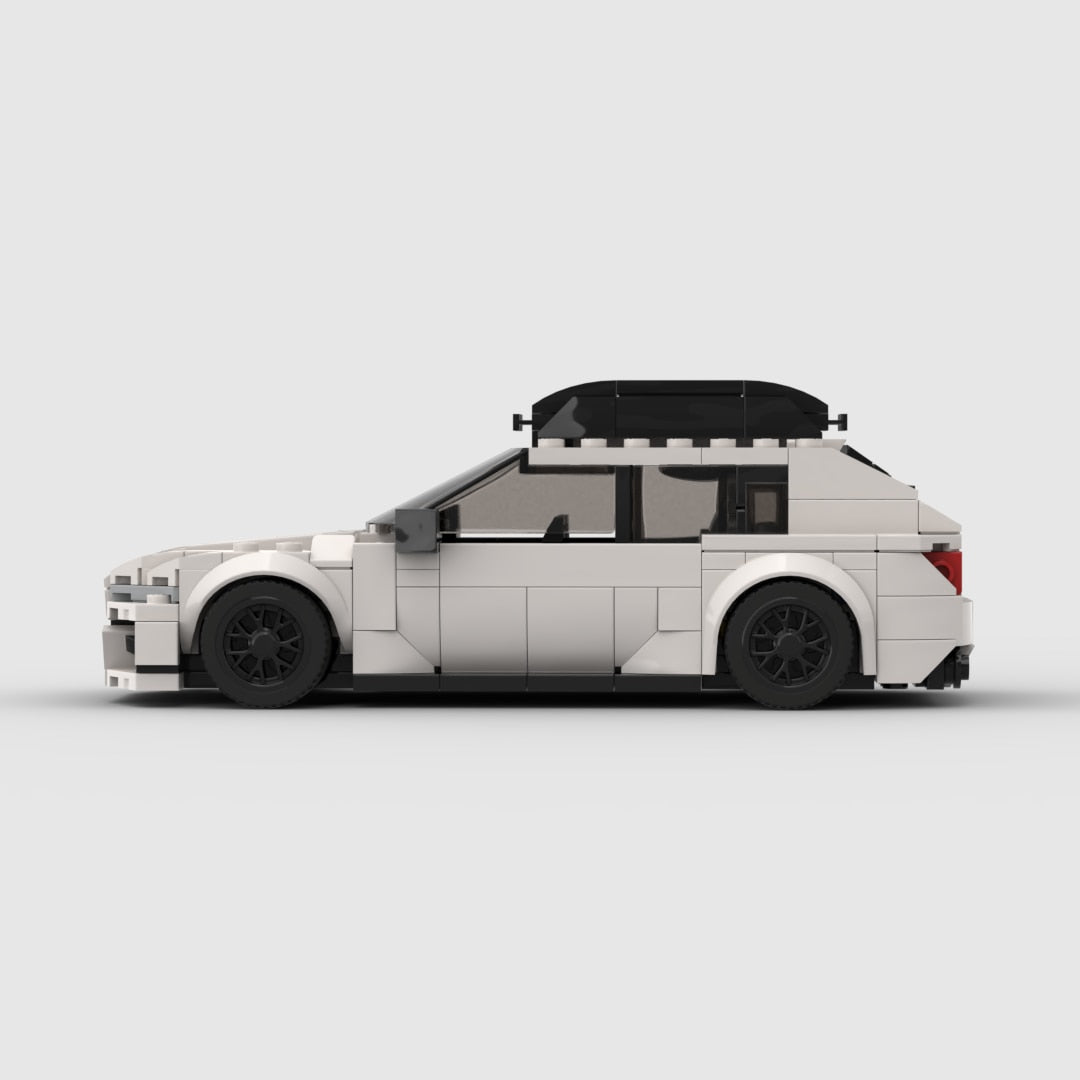 Audi RS6 (White) Racing Vehicle Brick Set