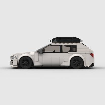 Audi RS6 (White) Racing Vehicle Brick Set