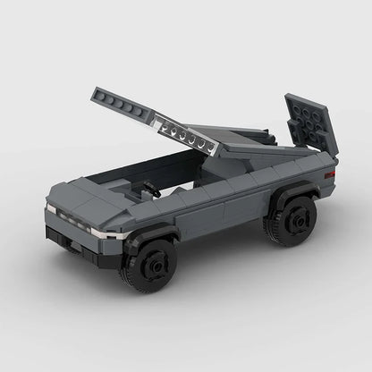 Tesla Cybertruck Racing Vehicle Brick Set