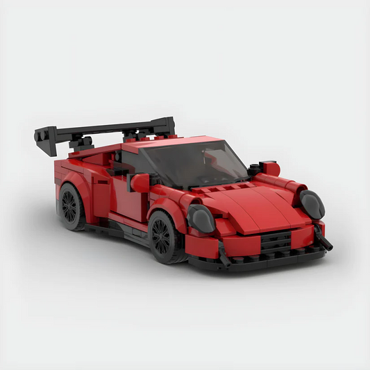 Porsche 911 GT3 RS (Red) Racing Vehicle Brick Set