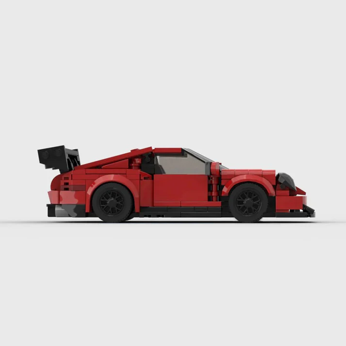 Porsche 911 GT3 RS (Red) Racing Vehicle Brick Set