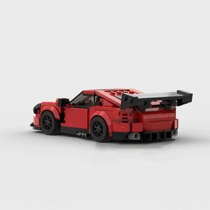 Porsche 911 GT3 RS (Red) Racing Vehicle Brick Set